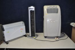 A SUNTEC 2600W DEHUMIDIFIER, a Delta Tower Fan (noisy fan) and a Delta Heater (all PAT pass and
