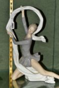 A LARGE NAO DANCER WITH VEIL FIGURINE, height 33cm x width 30cm (1) (Condition report: good