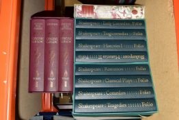 BOOKS, THE FOLIO SOCIETY, Twelve titles comprising eight volumes of William Shakespeare The Complete
