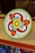 A WEDGWOOD CENTENERY COLLECTION CHARGER, from the Bizarre range by Clarice Cliff 1899-1999, diameter