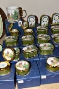 TWENTY SIX BOXED PIECES OF AYSHFORD FINE BONE CHINA GIFTWARE PRINTED WITH A SCENE OF LICHFIELD