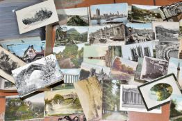 POSTCARDS, one box containing approximately 400 early 20th century postcards, many Edwardian and