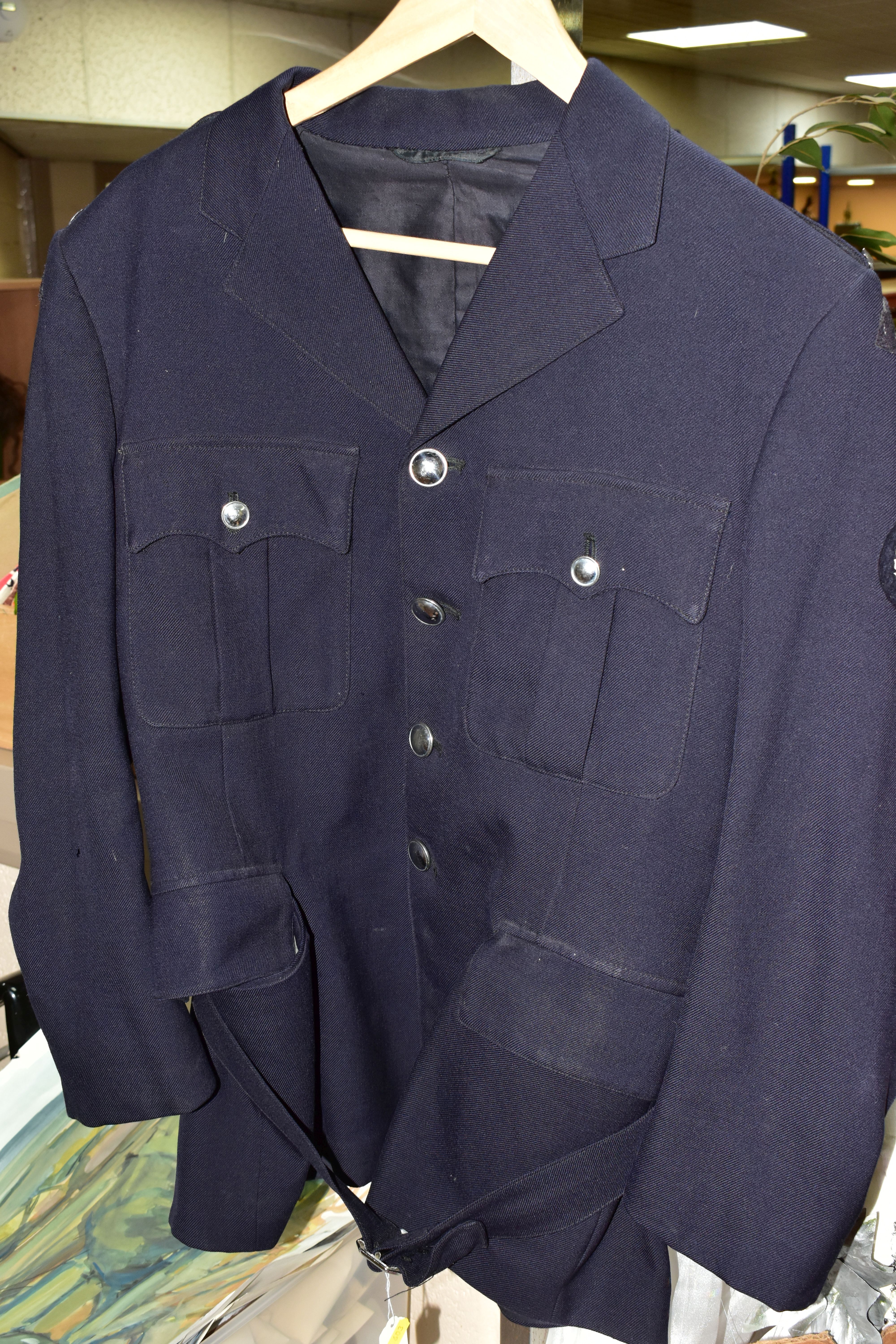 TWO BOXES, A SUITCASE AND LOOSE CLOTHING, ACCESSORIES AND DVDS, to include a black uniform jacket - Image 3 of 11