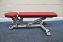A BH FITNESS MODEL L825 COMMERCIAL GRADE ADJUSTABLE WEIGHT BENCH