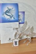 A BOXED SWAROVSKI COLLECTORS SOCIETY ANNUAL FIGURE FROM FABULOUS CREATURES TRILOGY - THE PEGASUS