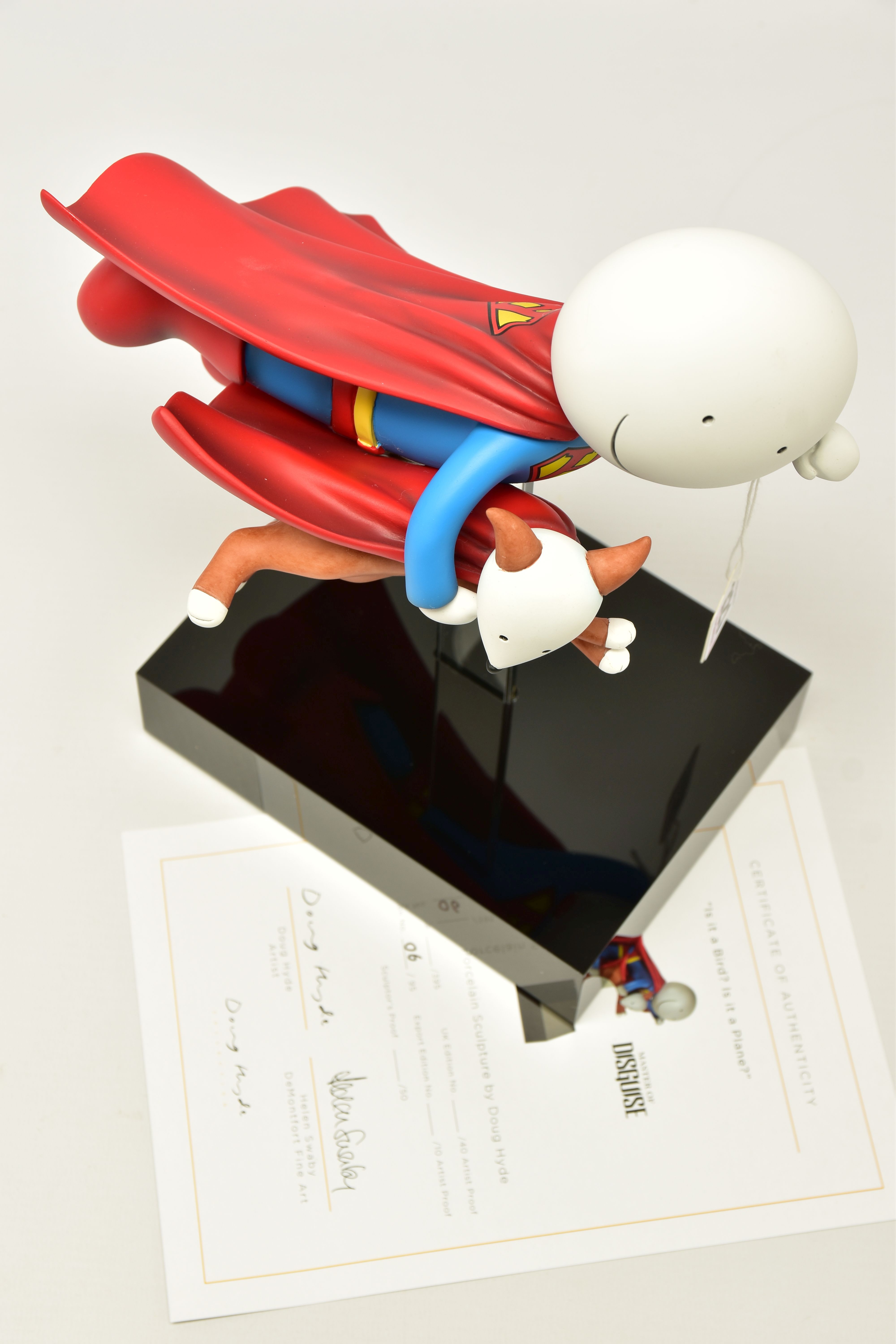 DOUG HYDE (BRITISH 1972) 'IS IT A BIRD? IS IT A PLANE?' a limited edition cold cast porcelain - Image 2 of 6