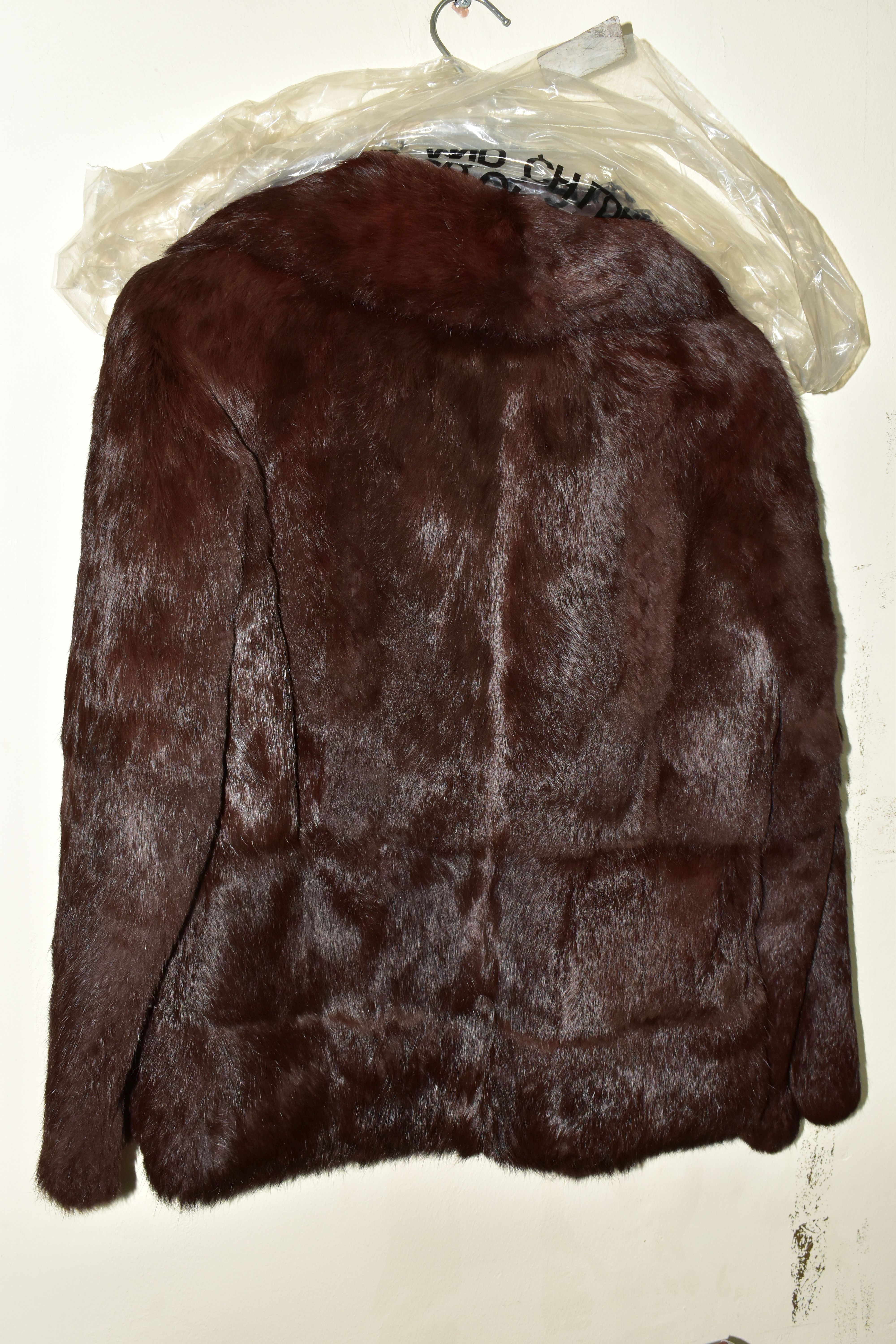 CLOTHING, a short brown Fur Jacket, a brown Fur Stole and two Bowler Hats, one made by Hepworths ( - Image 2 of 6