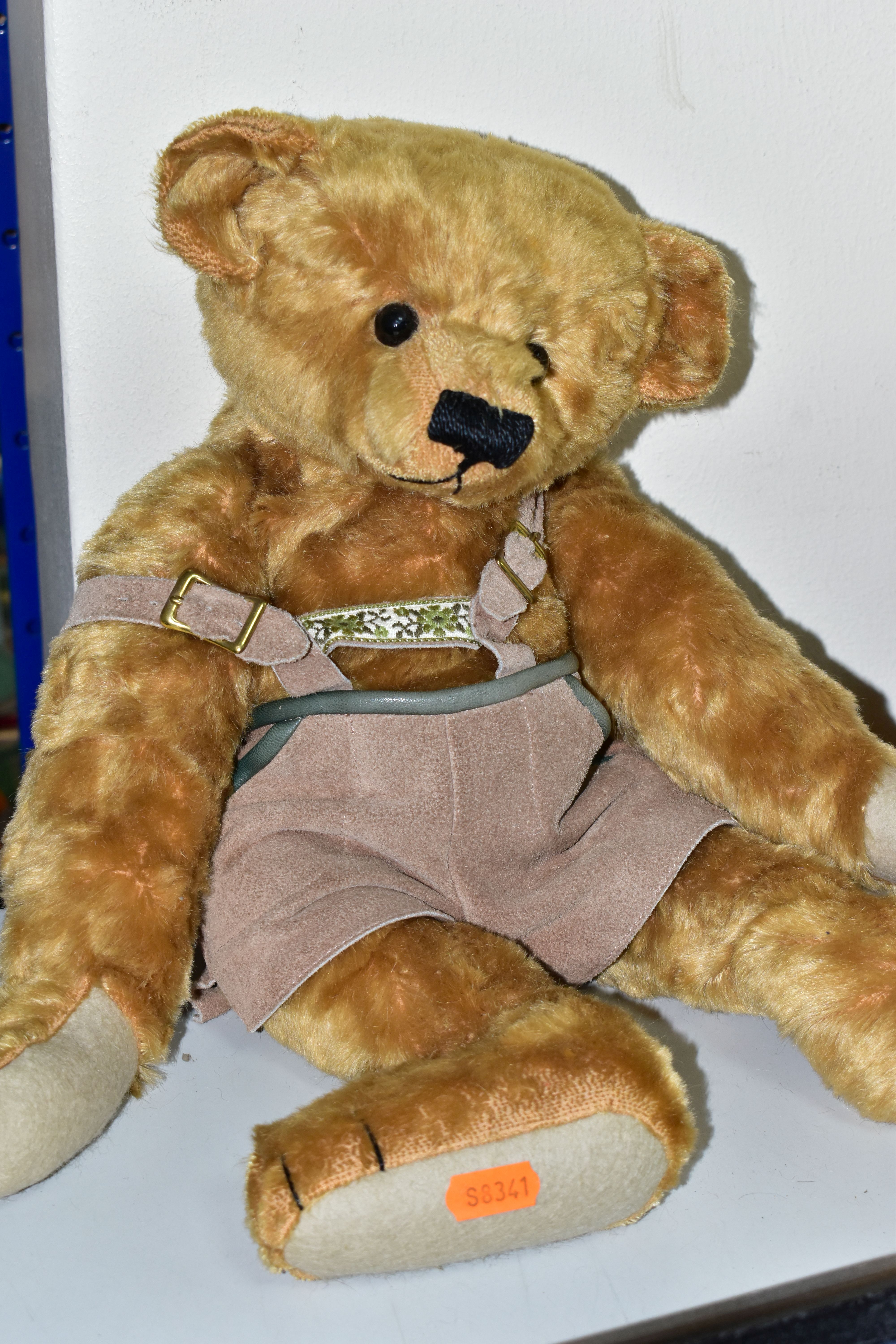 FOUR MODERN COLLECTORS TEDDY BEARS, 'Barnaby' by Maddie Janes, Limited Edition No.9 of 12 from - Image 4 of 10