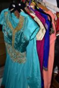 A COLLECTION OF LADIES' SHALWAR KAMEEZ, comprising six Shalwar Kameez with dress and trousers,