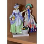 TWO ROYAL DOULTON FIGURINES, comprising 'Spring Flowers' HN1807, height 19cm and 'Easter Dasy' HN