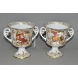 TWO LIMITED EDITION CAVERSWALL CHRISTMAS GOBLETS, comprising 1978 First Caverswall Christmas