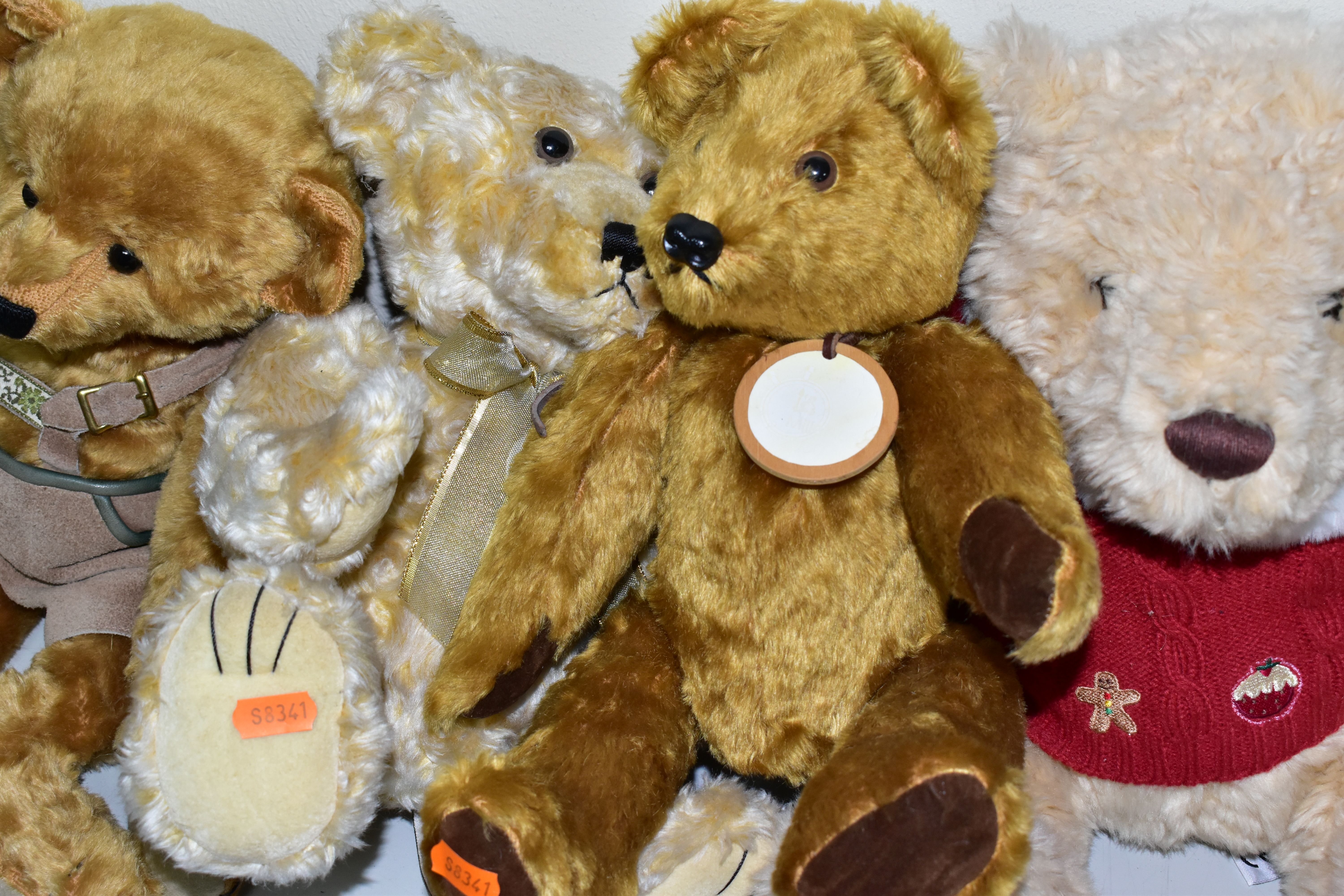 FOUR MODERN COLLECTORS TEDDY BEARS, 'Barnaby' by Maddie Janes, Limited Edition No.9 of 12 from - Image 10 of 10