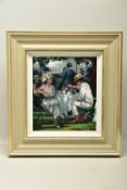 SHERREE VALENTINE DAINES (BRITISH 1959) 'AFTERNOON TEA', a signed limited edition print of figures