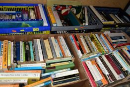 FIVE BOXES OF BOOKS, approximately one hundred titles to include classic fiction, biography, poetry,
