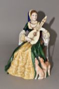 A ROYAL DOULTON TUDOR ROSE 'MARGARET TUDOR' FIGURE, HN3838 issued in a limited edition of 879/