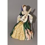 A ROYAL DOULTON TUDOR ROSE 'MARGARET TUDOR' FIGURE, HN3838 issued in a limited edition of 879/