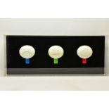 DOUG HYDE (BRITISH 1972) 'MONDAY, WEDNESDAY, FRIDAY', three head sculptures in a perspex box, no