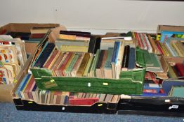 BOOKS & EPHEMERA, seven boxes containing over 200 miscellaneous book titles in hardback and