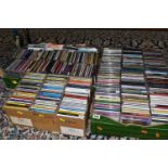 COMPACT DISCS, two large boxes and three small boxes containing approximately 400 miscellaneous