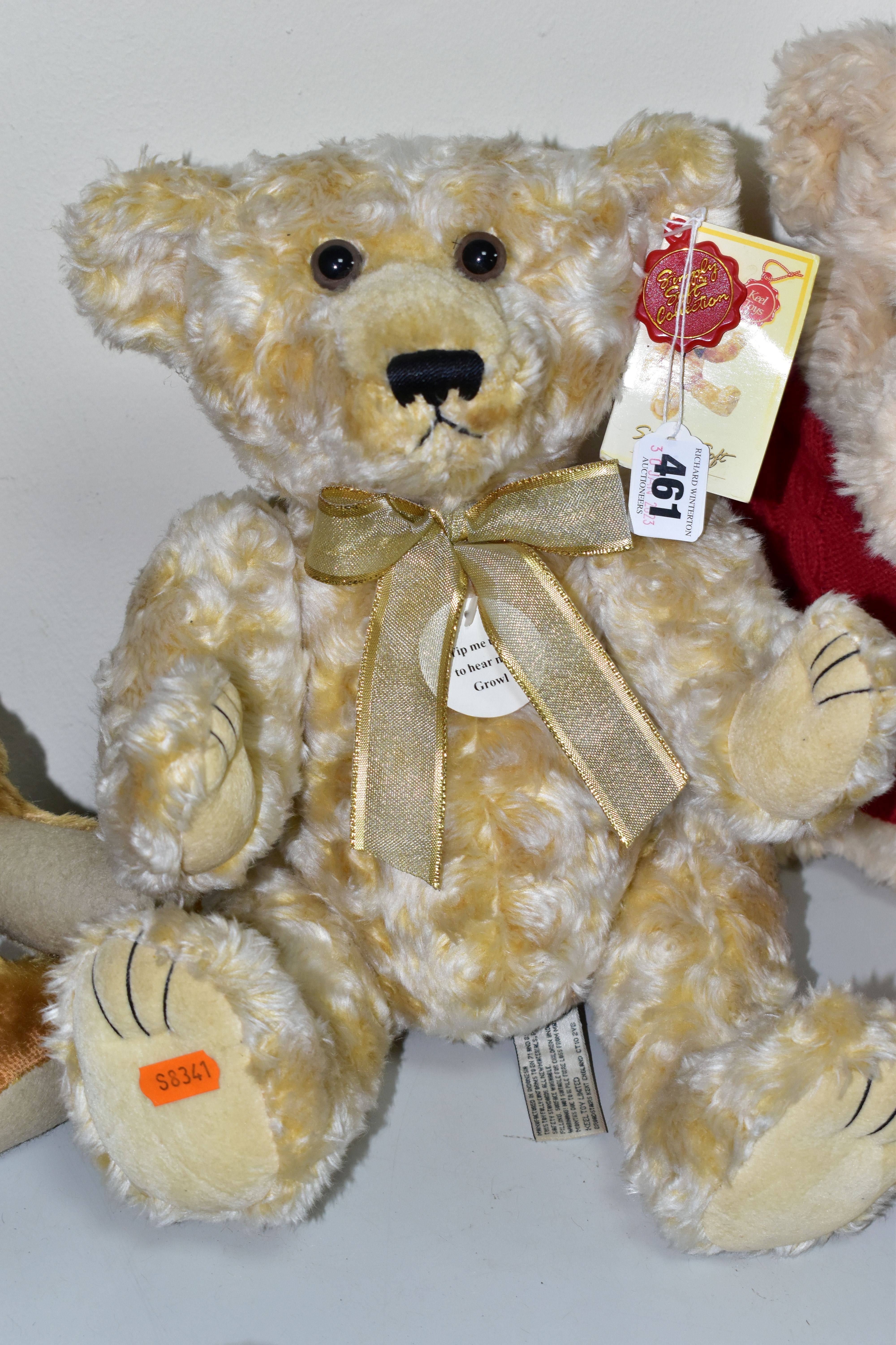 FOUR MODERN COLLECTORS TEDDY BEARS, 'Barnaby' by Maddie Janes, Limited Edition No.9 of 12 from - Image 5 of 10