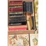 ONE BOX OF ANTIQUARIAN BOOKS, approximately thirty books to include early 20th Century children's