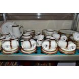 A ONE HUNDRED AND TEN PIECE PARAGON/ROYAL ALBERT 'HOLYROOD' DINNER SERVICE, approximately half of