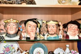 SIX ROYAL DOULTON 'SHAKESPEAREAN COLLECTION' CHARACTER JUGS AND TWO OTHERS, comprising 'Othello'