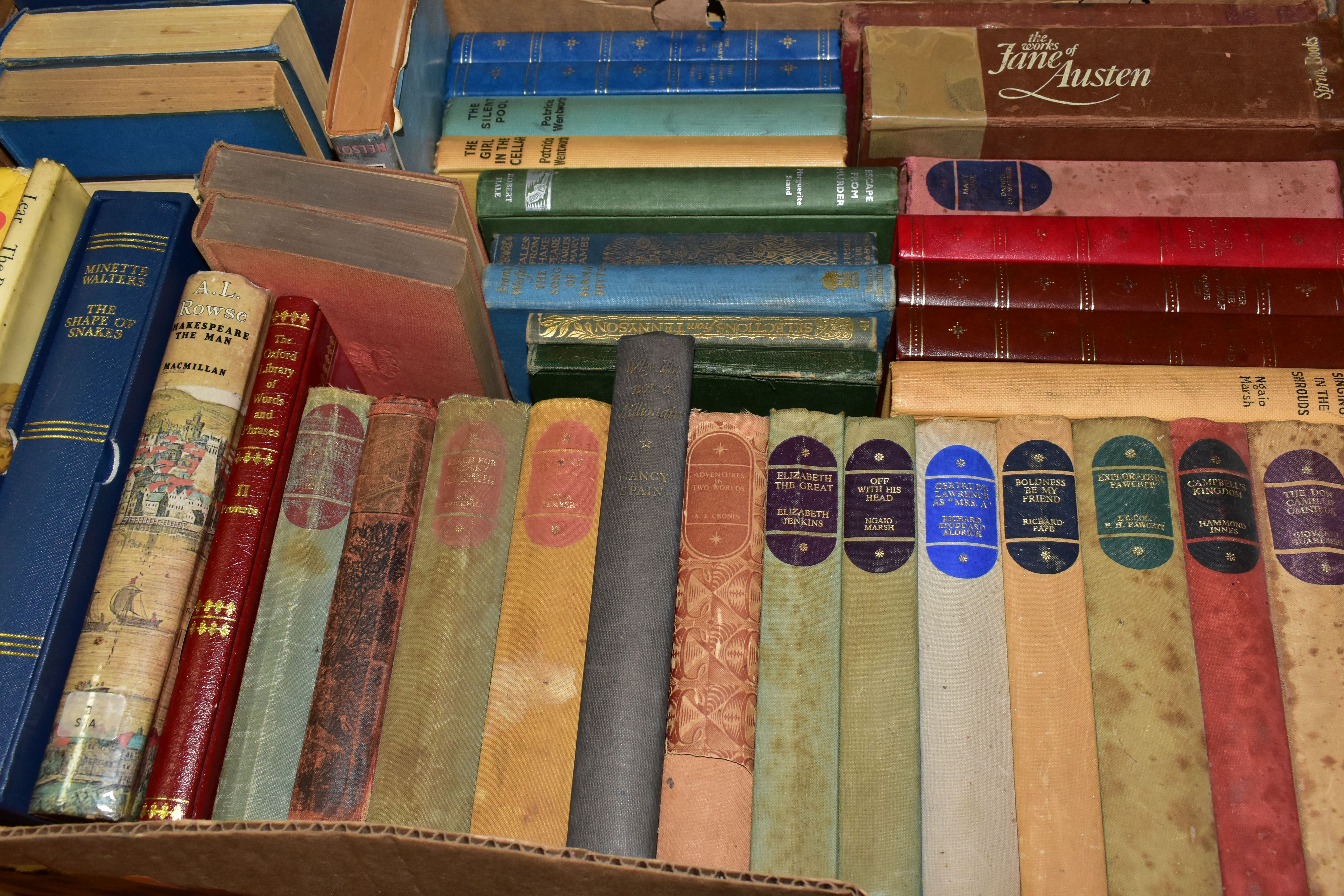 BOOKS, six boxes containing approximately 225 miscellaneous titles, mostly in hardback format and - Image 5 of 7