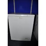 A HOTPOINT RCAA100P.1 CHEST FREEZER measuring width 66cm x depth 58cm x height 85cm (PAT pass and