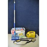 A KARCHER 220 PRESSURE WASHER with lance and extendable brush (PAT pass and working)