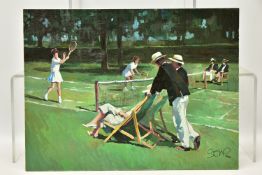 SHERREE VALENTINE DAINES (BRITISH 1959) 'PERFECT MATCH, a signed limited edition print depicting a