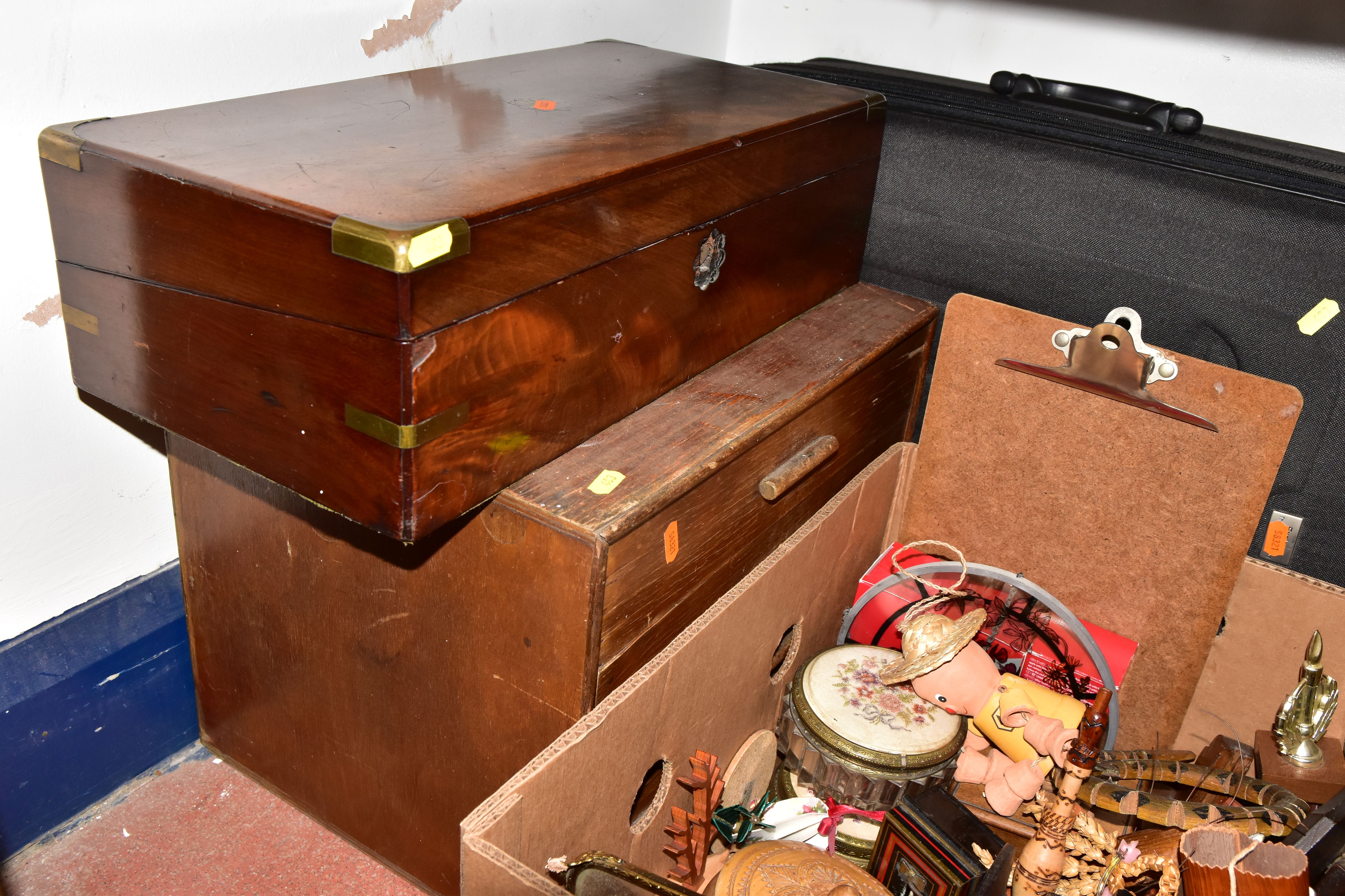 SEVEN BOXES AND LOOSE ELECTRONICS, METALWARES AND SUNDRY ITEMS, to include a Roberts Gemini 45 - Image 11 of 13