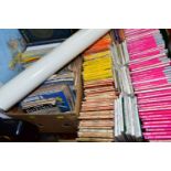 TWO BOXES OF ORDNANCE SURVEY MAPS AND MAGAZINES ETC, to include Landranger, Outdoor Leisure,