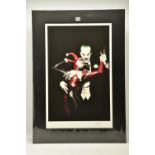 ALEX ROSS (AMERICAN CONTEMPORARY) 'TANGO WITH EVIL' the Clown Prince and Harley Quinn, signed