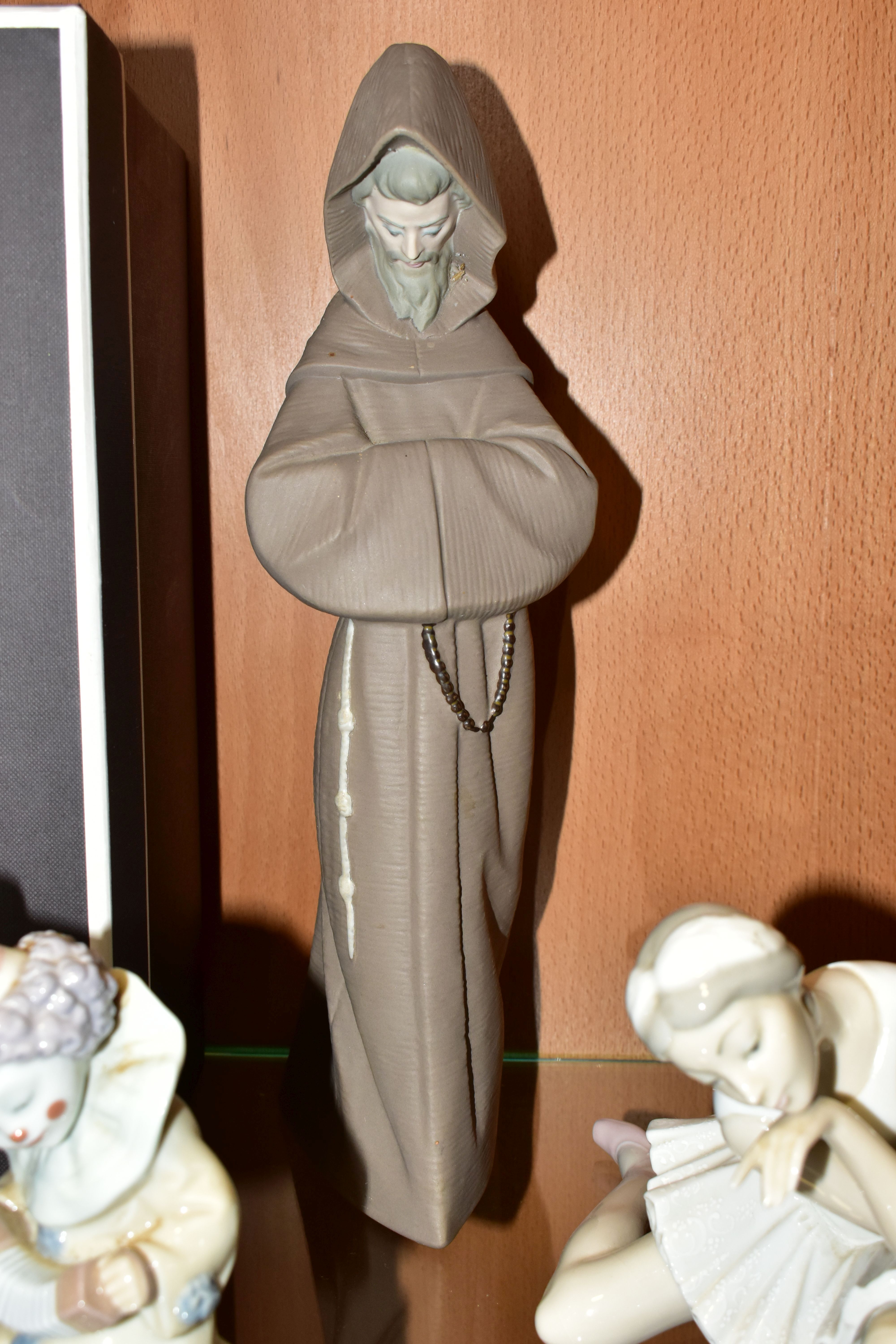 FOUR LLADRO FIGURES, comprising Gres Monk no 2060, sculptor Salvador Debon, issued 1997-1998, - Image 5 of 6