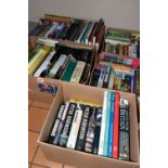 BOOKS, five boxes containing over 125 miscellaneous titles, mainly in hardback format, subjects