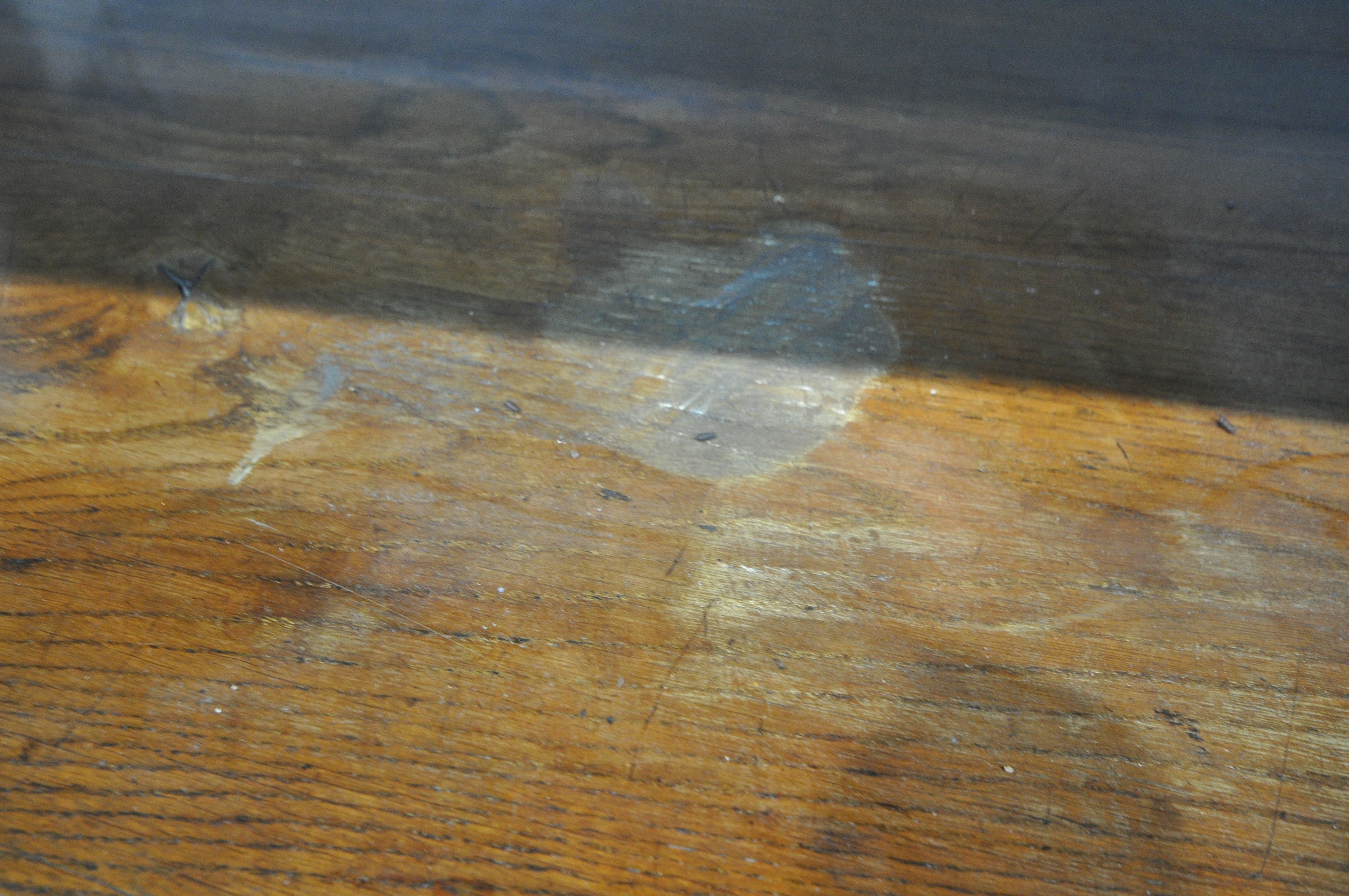 A LATE 19TH/EARLY 20TH CENTURY CARVED OAK THREE TIER BUFFET, on barley twist uprights, width 137cm x - Image 5 of 6