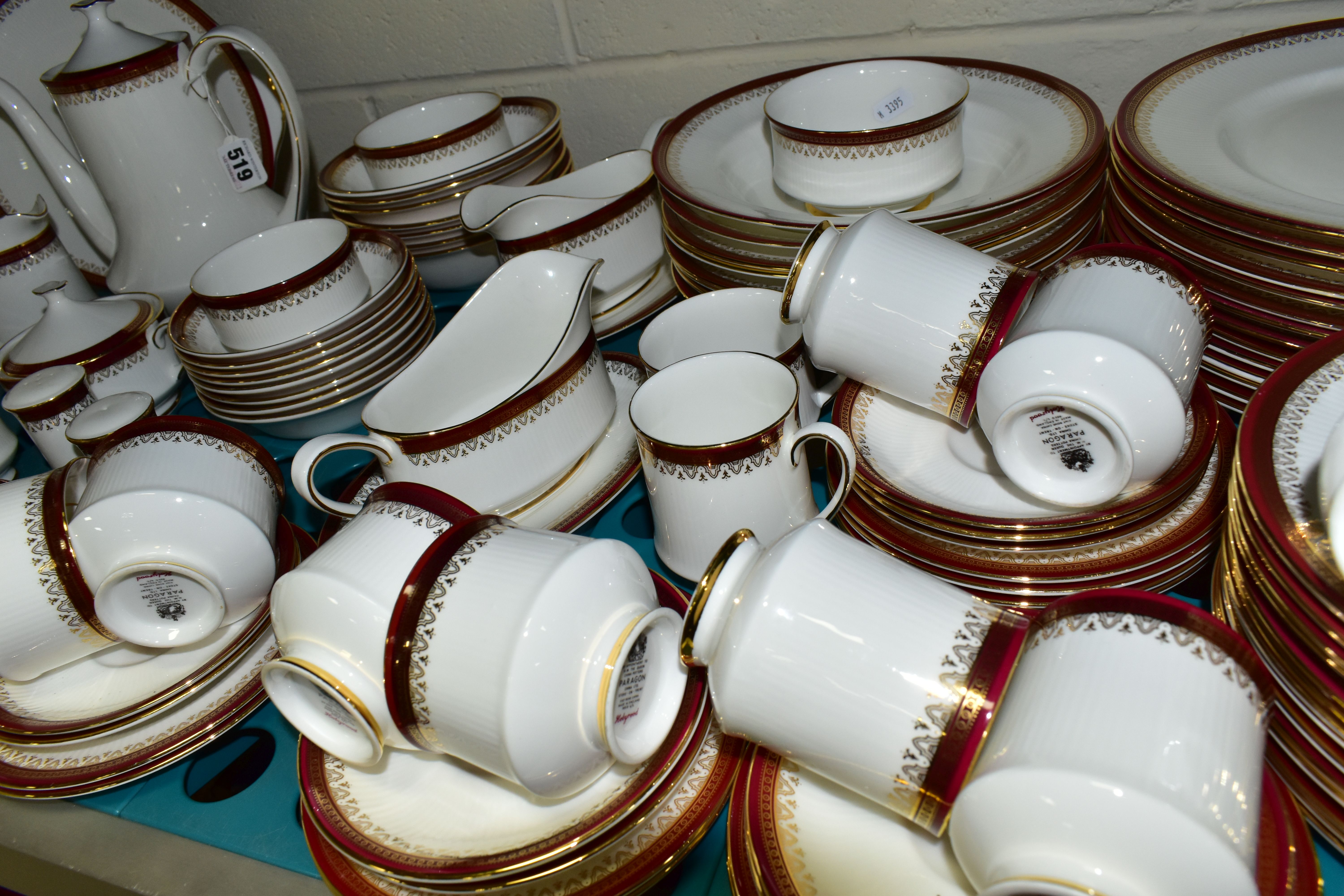 A ONE HUNDRED AND TEN PIECE PARAGON/ROYAL ALBERT 'HOLYROOD' DINNER SERVICE, approximately half of - Image 5 of 5