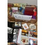 POSTCARDS, one box containing a large quantity of several hundred mid-20th century Postcards in
