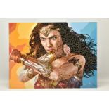 PAUL NORMANSELL (BRITISH 1978) 'THE TIME IS NOW' a signed artist proof edition print of Gal Gadot as
