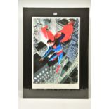 ALEX ROSS (AMERICAN CONTEMPORARY) 'SUPERMAN: TWENTIETH CENTURY' signed limited edition print, 165/