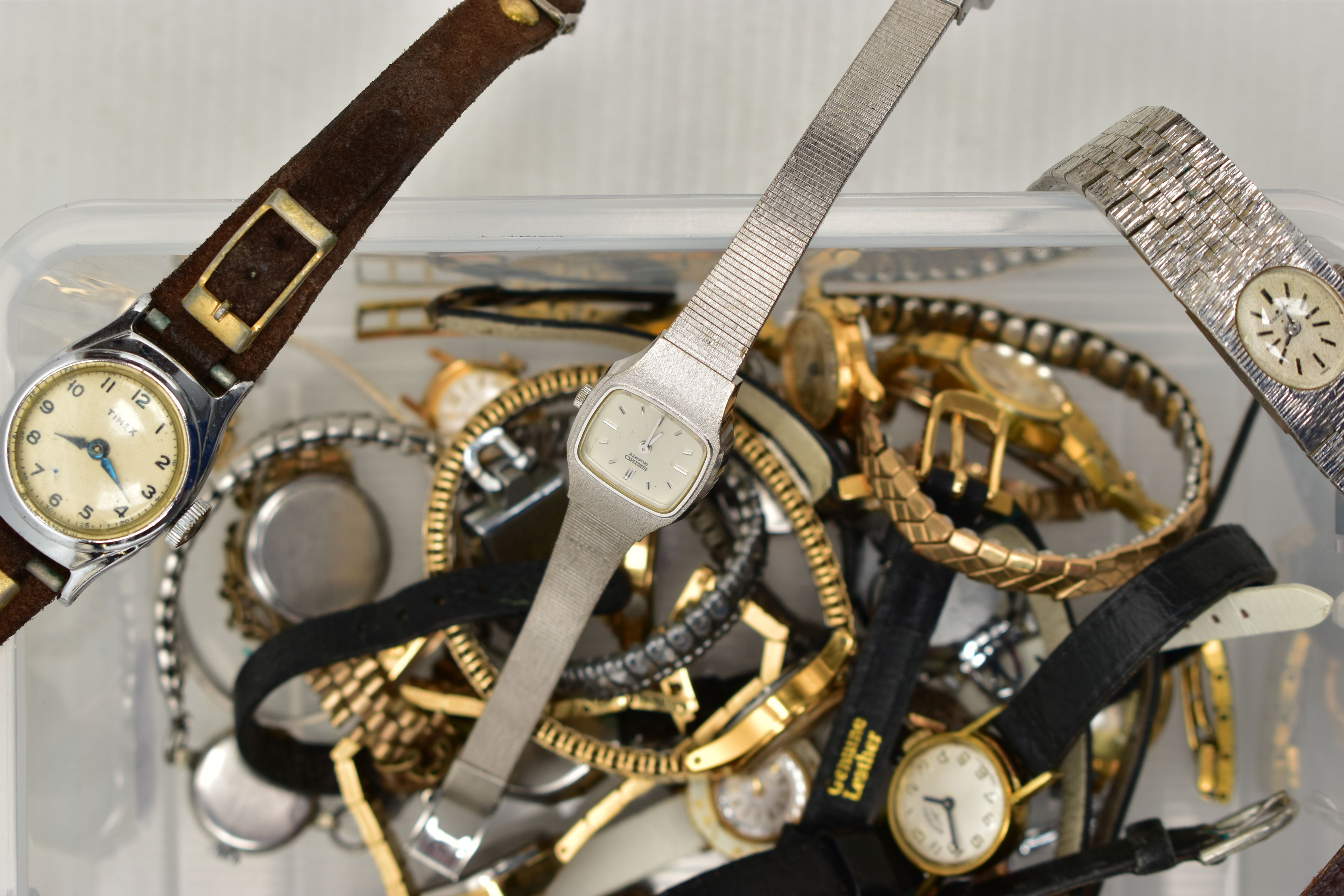 A SELECTION OF MID TO LATE 20TH CENTURY WRISTWATCHES, to include a gold plated Rotary manual wind - Image 2 of 4