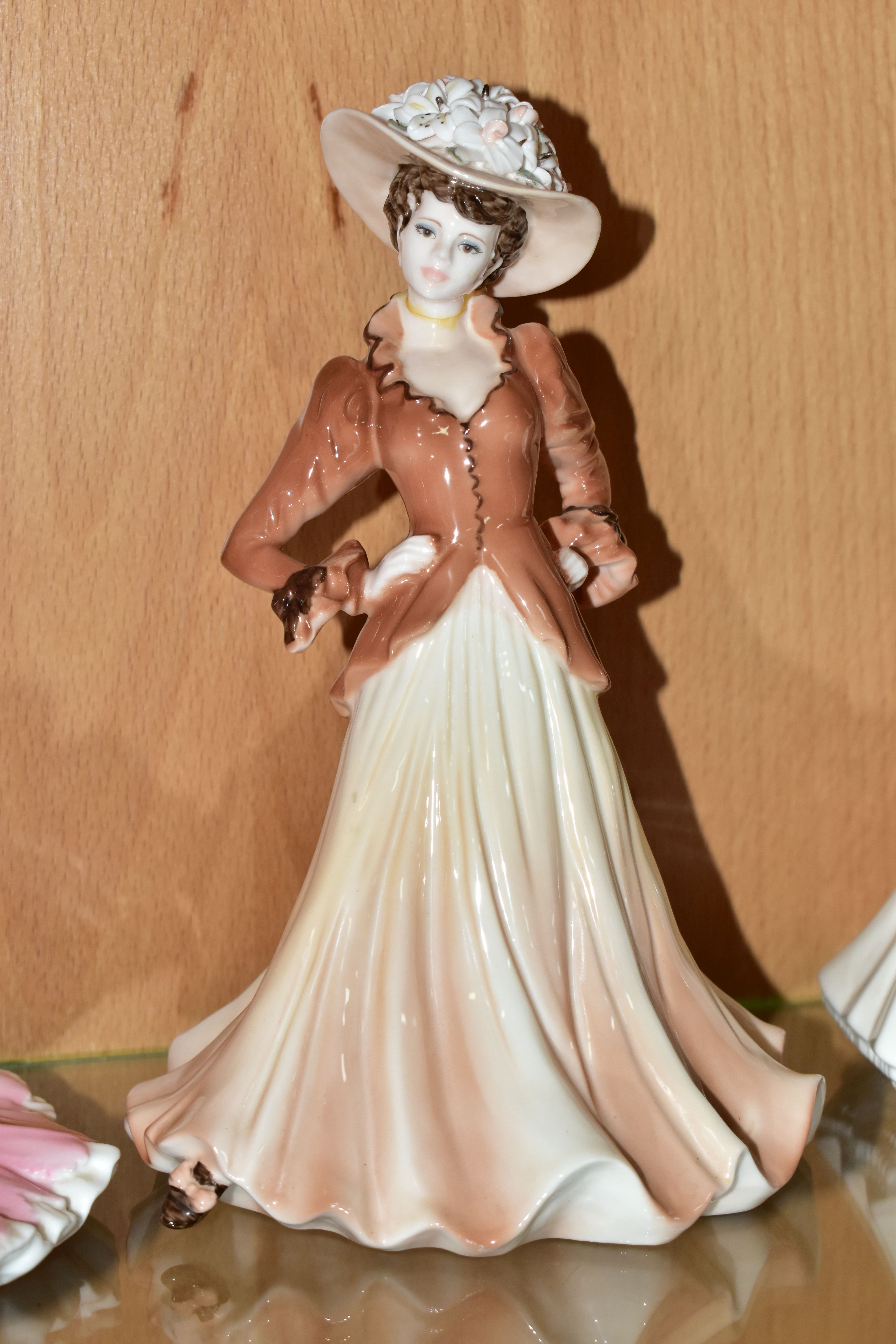 A GROUP OF SIX COALPORT LADY FIGURINES, comprising a limited edition figurine of the year - Ladies - Image 5 of 8
