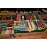 BOOKS, six boxes containing approximately 225 miscellaneous titles, mostly in hardback format and