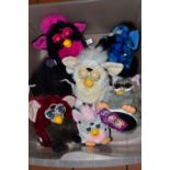 SEVEN FURBIES TOYS, from the late 1990s/early 2000s, by Tiger Electronics, including Furby