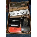 SONY AND YAMAHA MICROPHONES AND ACCESSORIES, comprising two boxed Sony F-98 microphones, boxed
