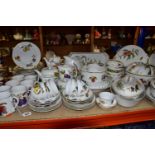 A QUANTITY OF ROYAL WORCESTER 'EVESHAM' OVEN TO TABLE WARE, comprising coffee pot, teapot, two large