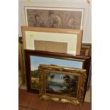 A SMALL GROUP OF SIX PICTURES AND PRINTS, comprising George Willis Pryce (1866-1949) 'Bracebridge