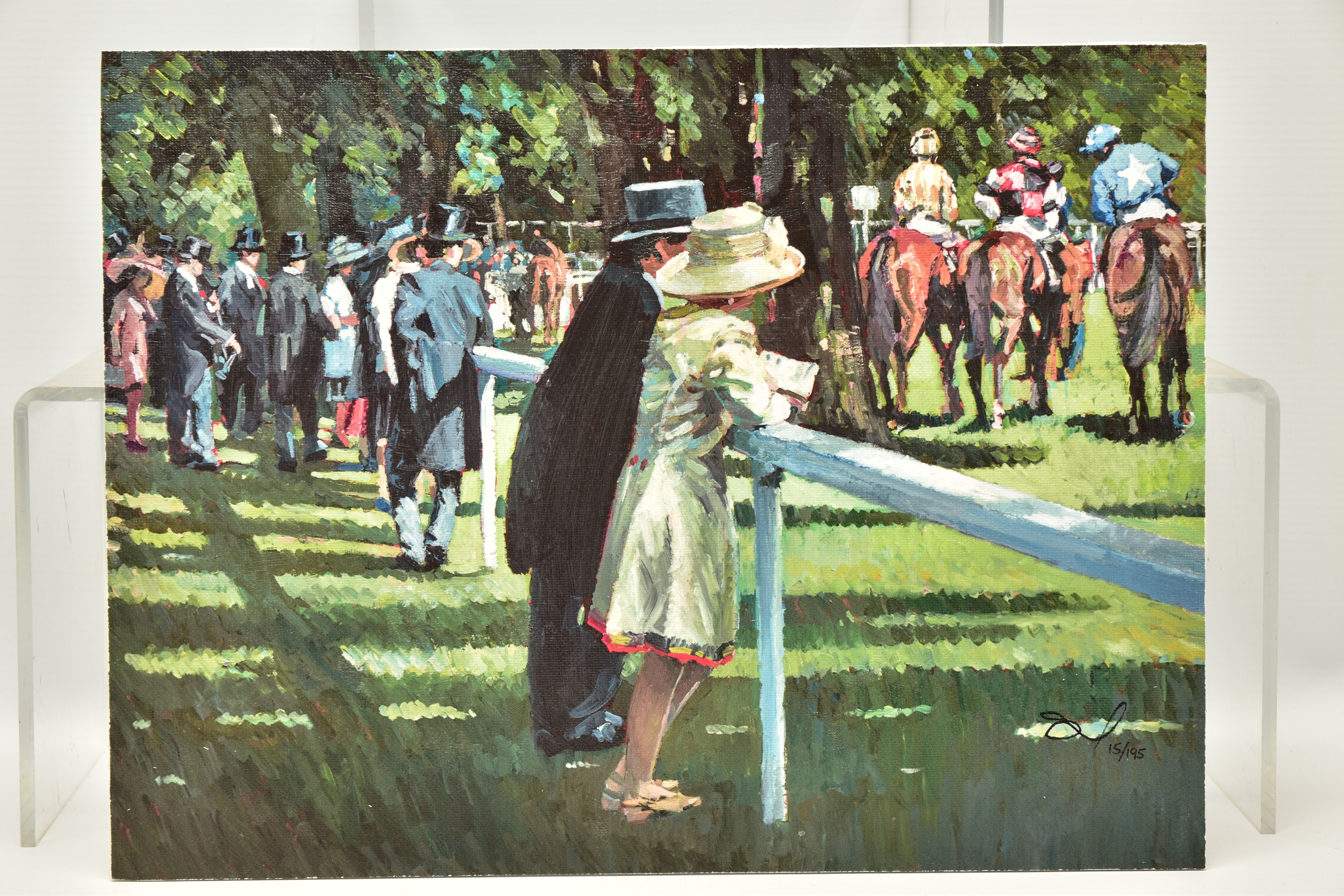 SHERREE VALENTINE DAINES (BRITISH 1959) 'ON PARADE', a signed limited edition print depicting