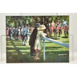 SHERREE VALENTINE DAINES (BRITISH 1959) 'ON PARADE', a signed limited edition print depicting